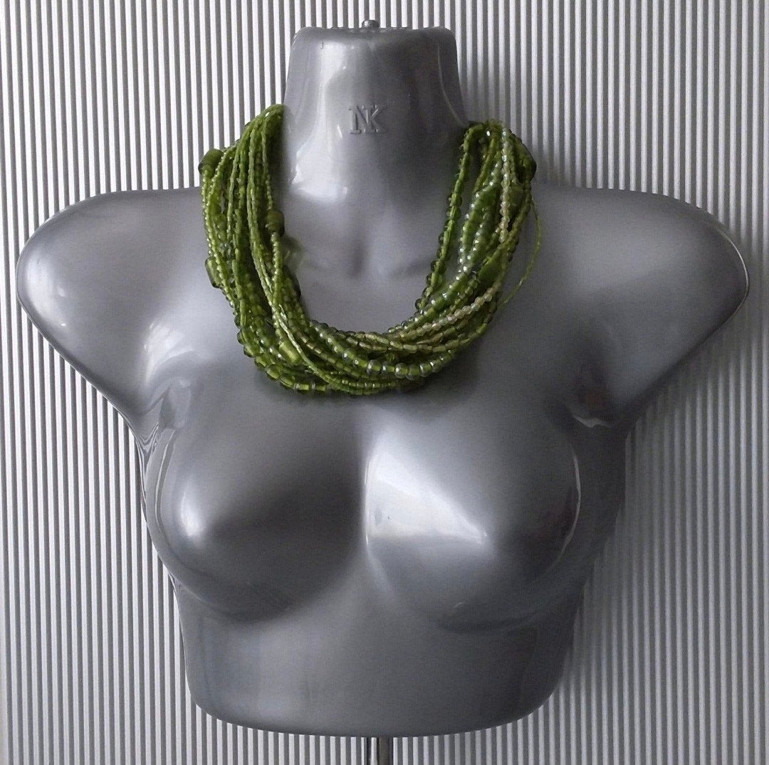 Manouk - meerstrengen ketting. 3=2 actie, Met hanger, Overige materialen, Verzenden, Nieuw