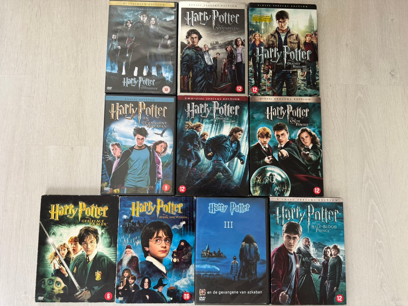 Harry Potter DVDs 🔴10x de meeste met 2 disc, Cd's en Dvd's, Dvd's | Science Fiction en Fantasy, Ophalen of Verzenden, Zo goed als nieuw