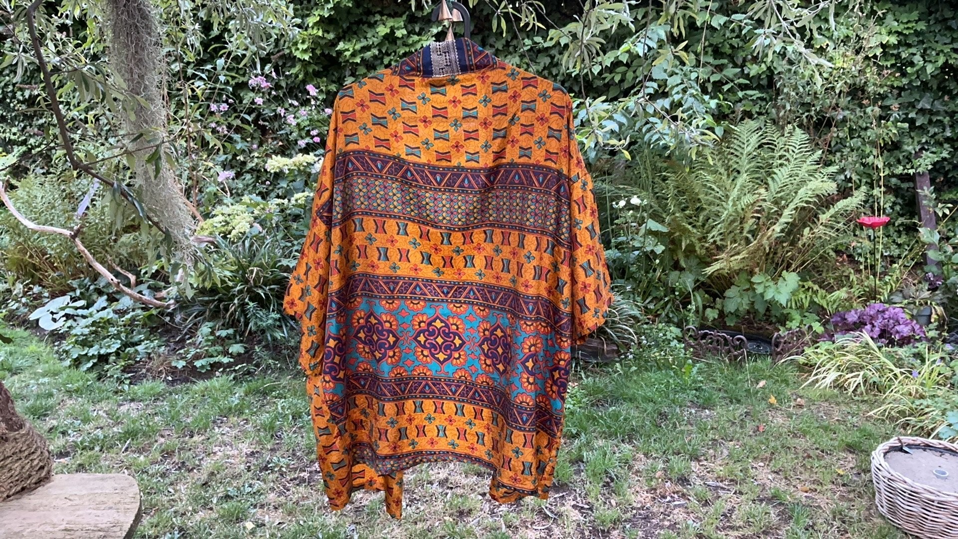 Korte kimono Sissel Edelbo Free size, Ophalen of Verzenden, Zo goed als nieuw, Meerkleurig, Jasje