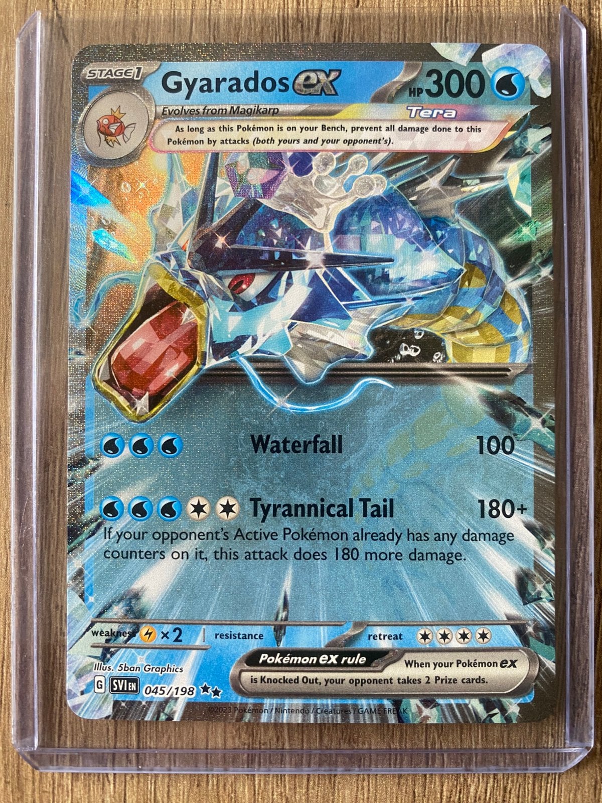 Gyarados EX 45/198, Ophalen of Verzenden, Zo goed als nieuw, Losse kaart