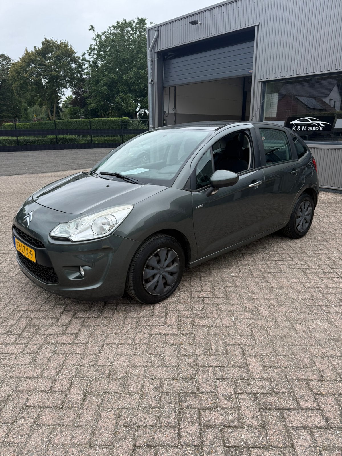 Citroën C3 1.4 VTI 2010 Grijs Airco, Auto's, Voorwielaandrijving, 40 €/maand, Bedrijf, Handgeschakeld