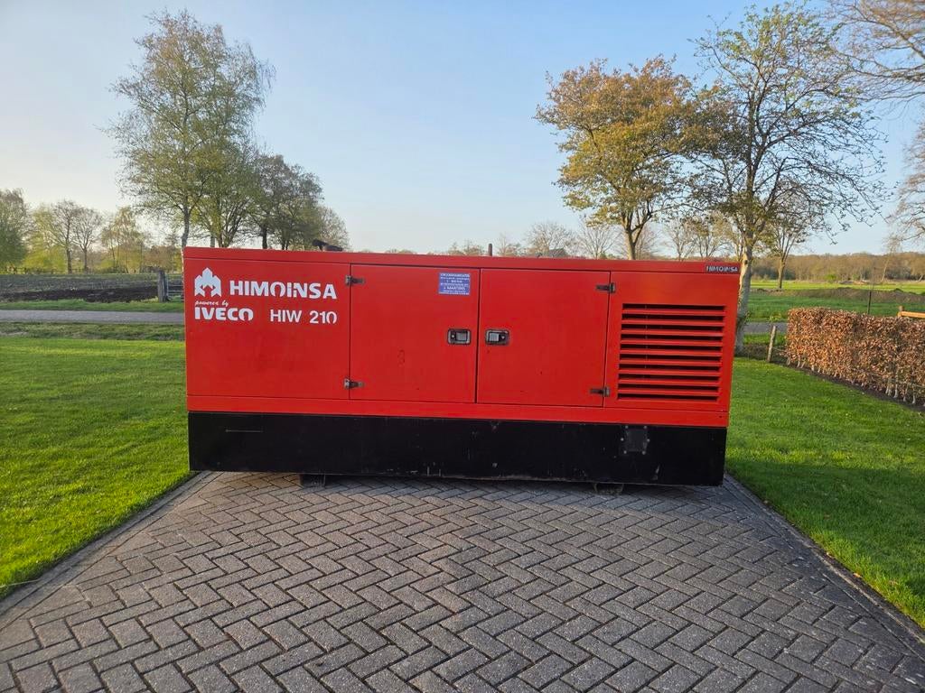 210 kva aggregaat iveco, Ophalen
