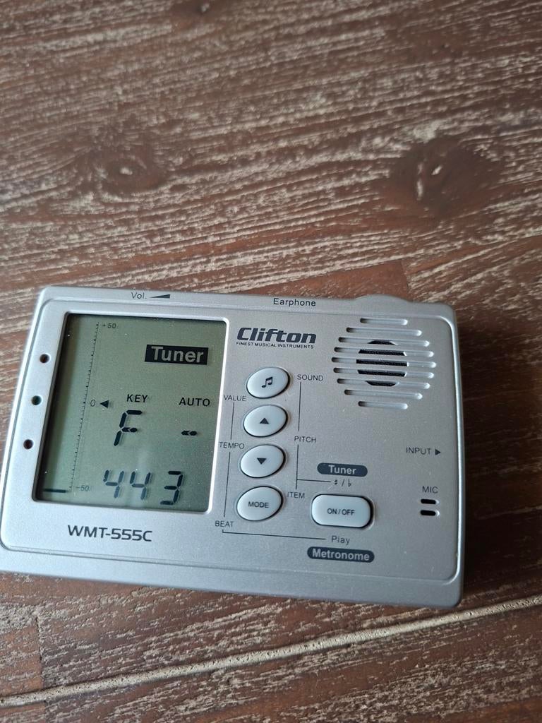 Clifton WMT-555C Stemapparaat / Metronoom - Nieuwstaat, Muziek en Instrumenten, Overige Muziek en Instrumenten, Zo goed als nieuw