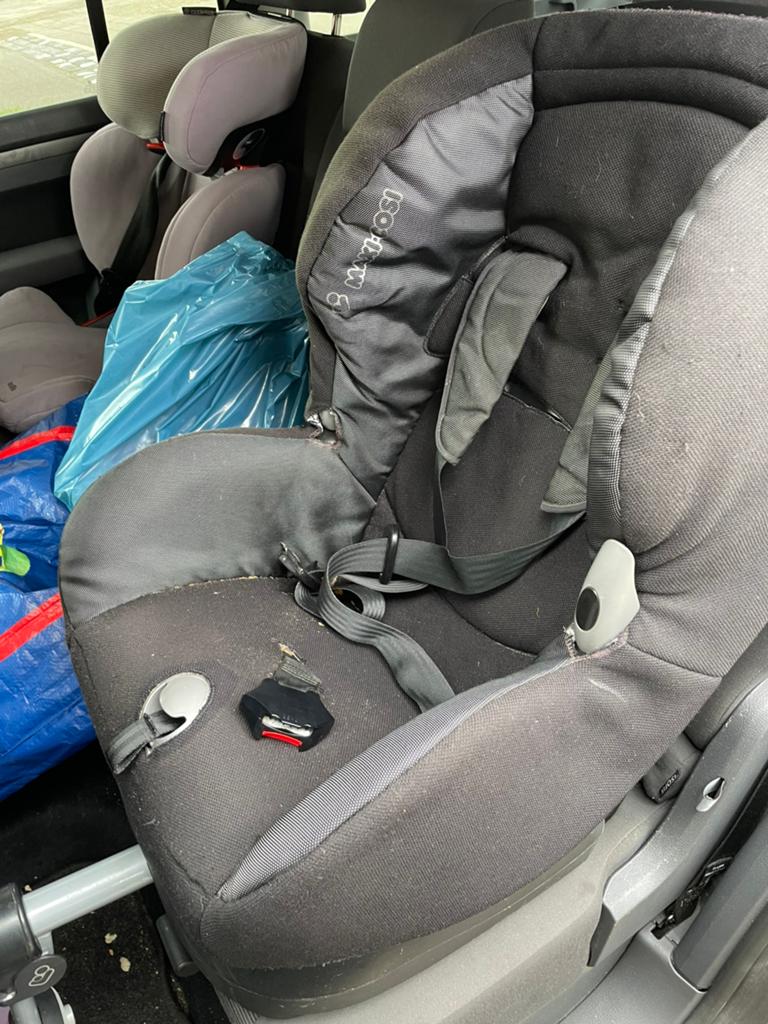 Maxi-Cosi autostoel met Isofix, 0-18 kg, Ophalen, Gebruikt, 0 t/m 18 kg, Zijbescherming