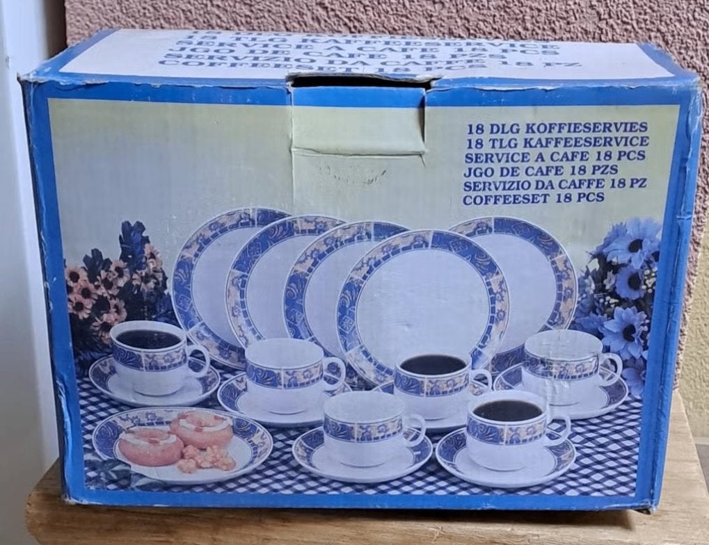 Compleet koffieservies, 18-delig, Ophalen of Verzenden