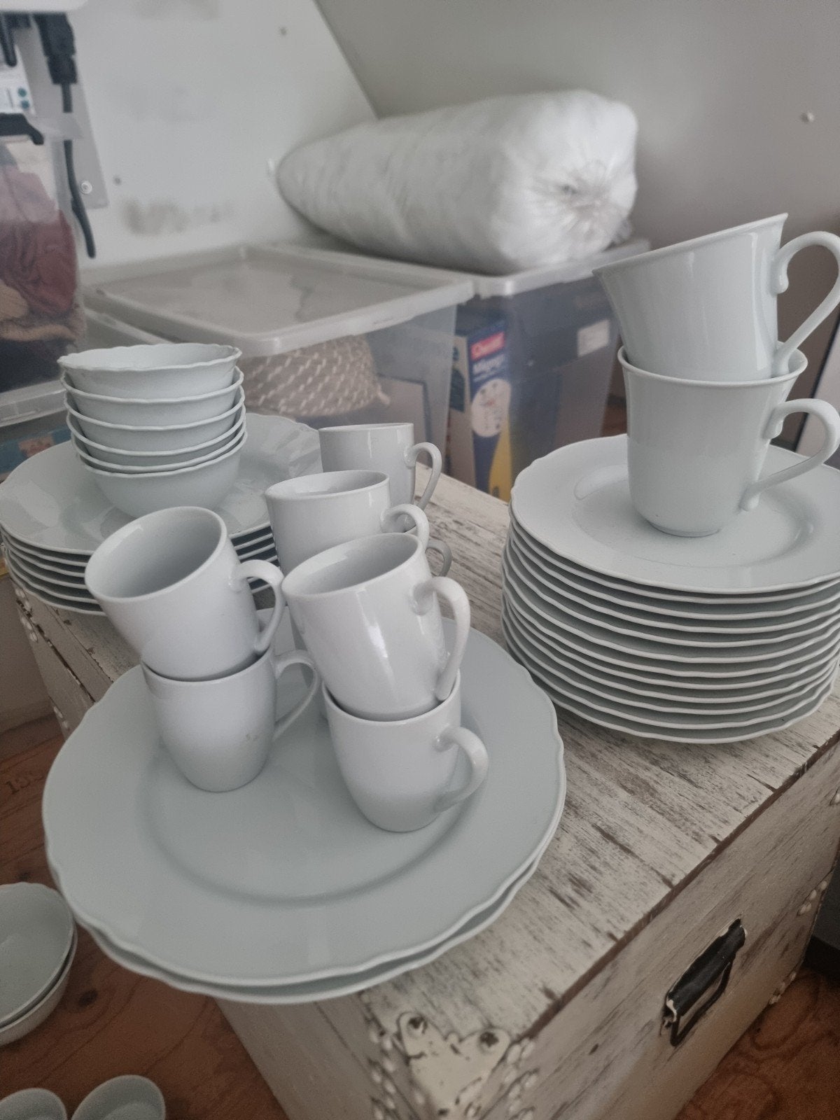 Ikea servies Upplaga wit, Ophalen, Gebruikt, Klassiek, Porselein