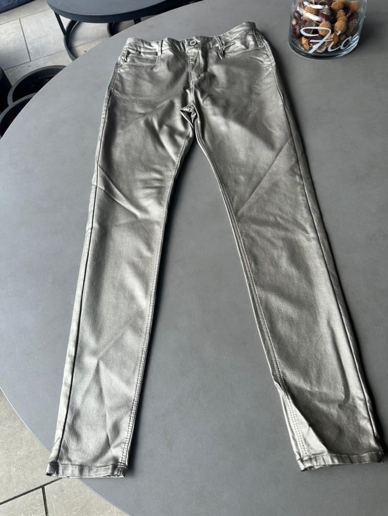 Nieuwe bronskleurige Page One skinny broek, maat 42, Overige kleuren, Verzenden, Maat 42/44 (L), Nieuw