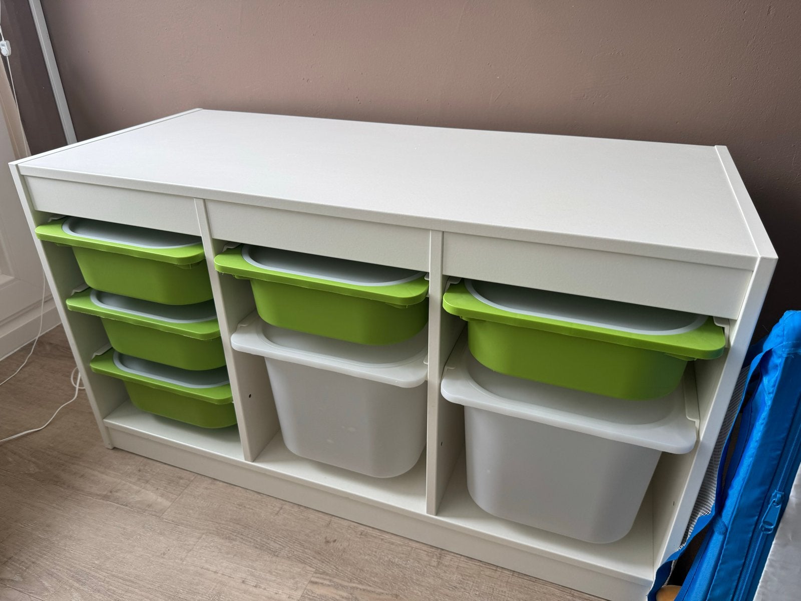 Ikea Trofast opbergkast met bakken, Kinderen en Baby's, Kast, Zo goed als nieuw, 75 tot 100 cm, Minder dan 50 cm