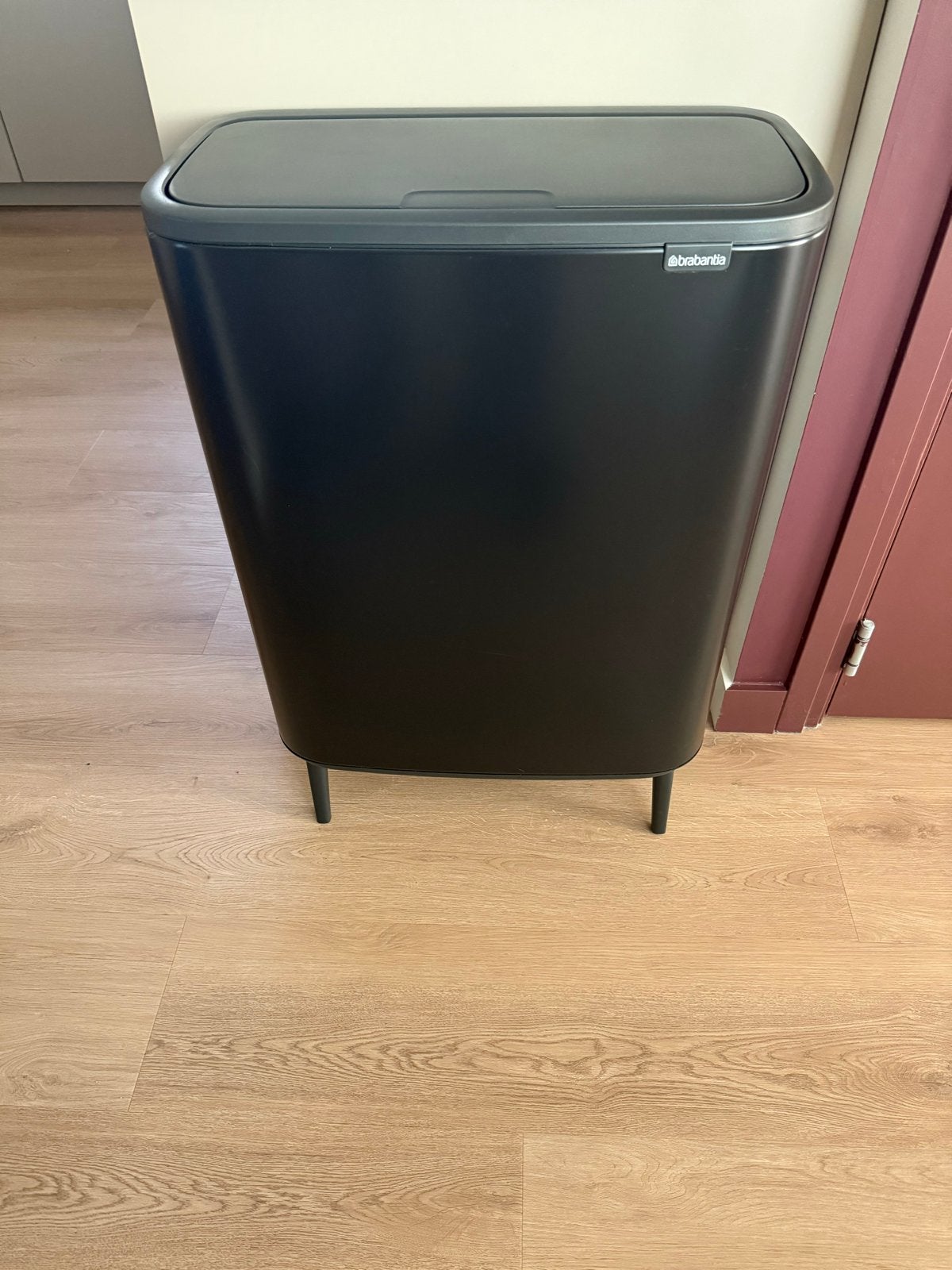 Brabantia Bo Hi Touch Bin Zwart 2x 30 liter, Huis en Inrichting, Woonaccessoires | Prullenbakken, Ophalen, 40 liter of meer, Zo goed als nieuw