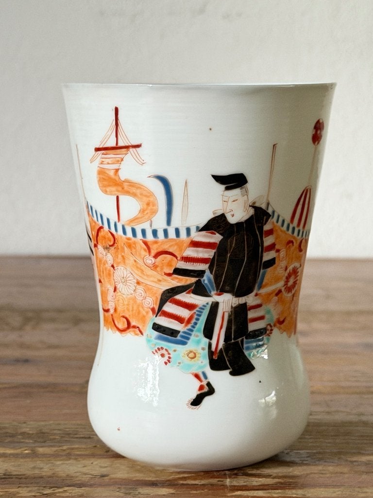 Bekervaas - Antieke Japanse porseleinen vaas, Antiek en Kunst, Ophalen of Verzenden