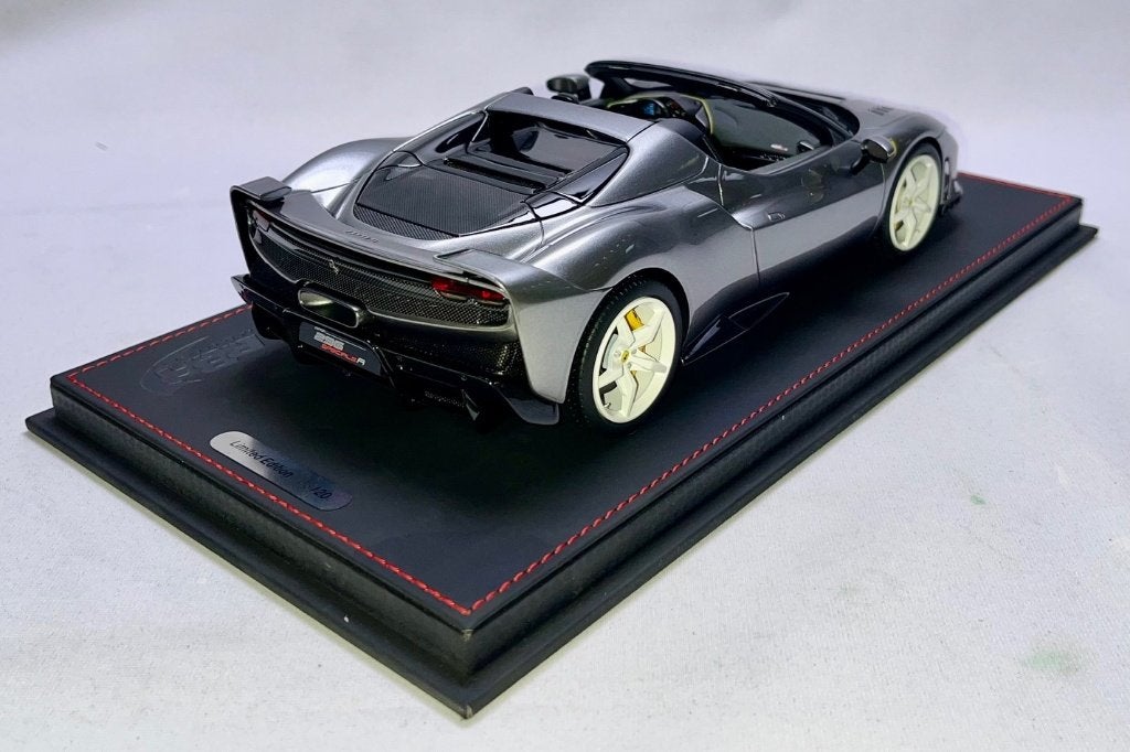 Ferrari 296 Speciale Aperta Iron Grey 1:18 P18270C van BBR, Hobby en Vrije tijd, Ophalen of Verzenden, Nieuw, Auto, Overige merken