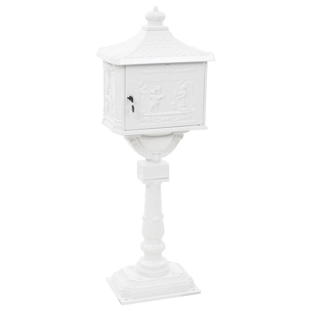 DEAL | Staande brievenbus postbus vintage stijl wit! GRTS BE, Tuin en Terras, Verzenden, Nieuw