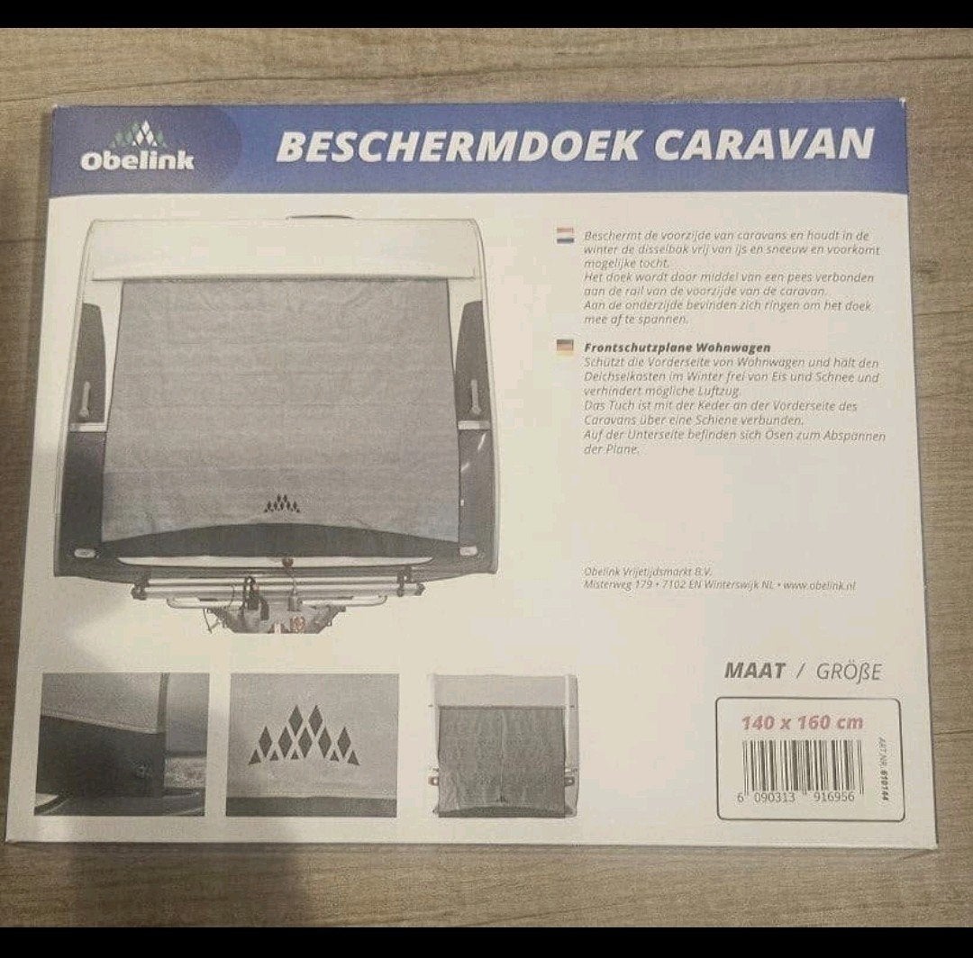 Beschermhoes caravan voorraam, Ophalen, Nieuw