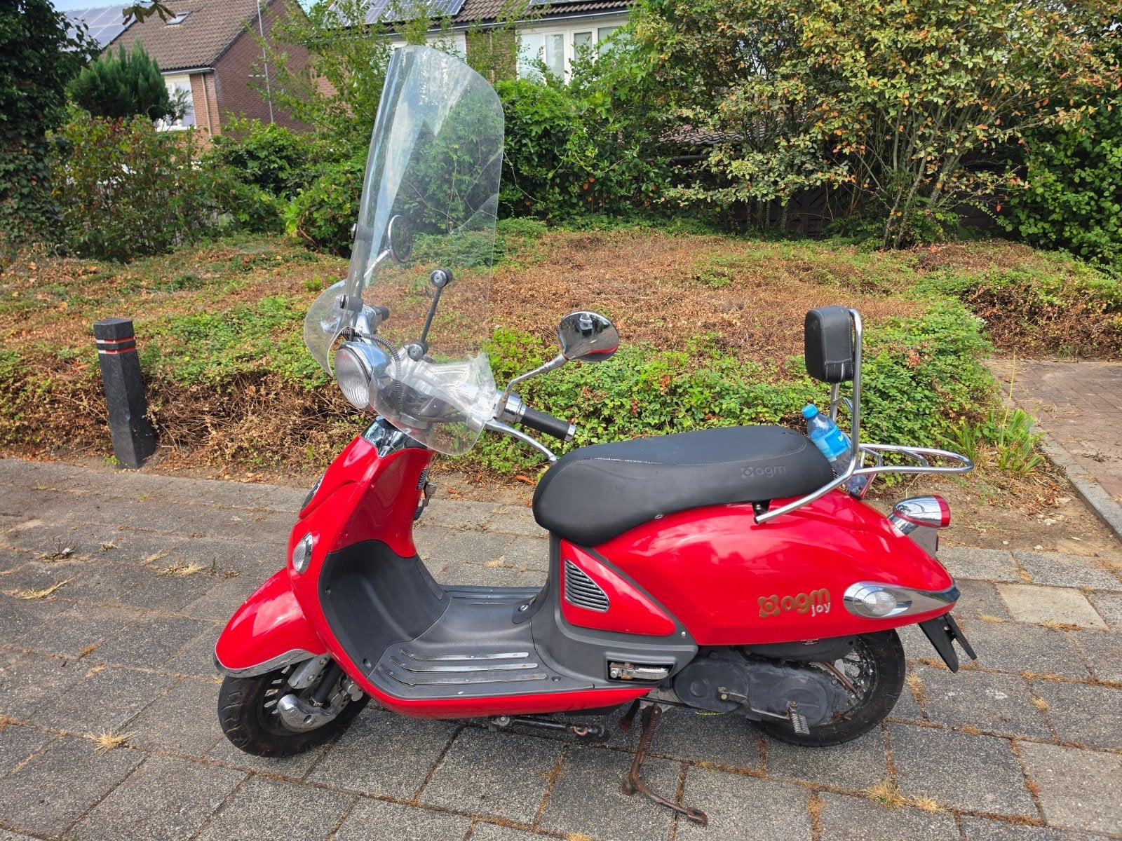 agm retro scooter geel kenteken, Fietsen en Brommers, Snorfietsen en Snorscooters, Gebruikt, Benzine, Ophalen, Overige merken