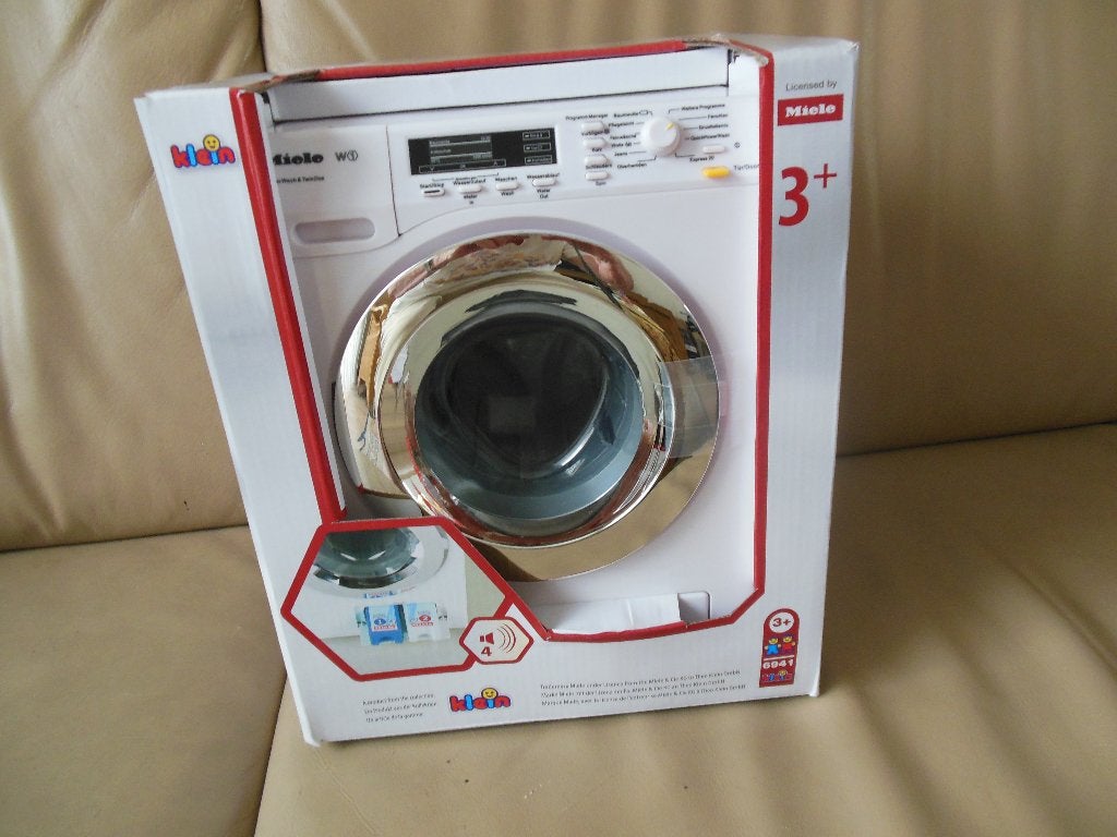 Speelgoed wasmachine Miele, 25x17,5x17,5 (nieuw), Kinderen en Baby's, Speelgoed | Houten speelgoed, Ophalen, Nieuw