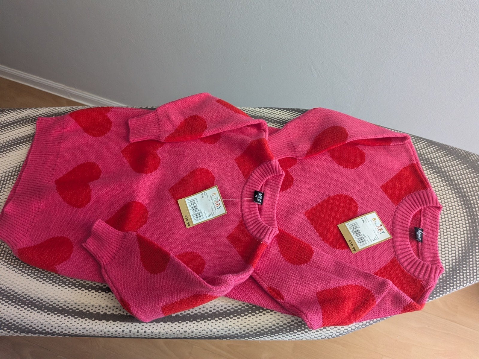 B.Baby Broekjes en Truien met Hartjesprint - Nieuw, Ophalen of Verzenden, Nieuw, Meisje