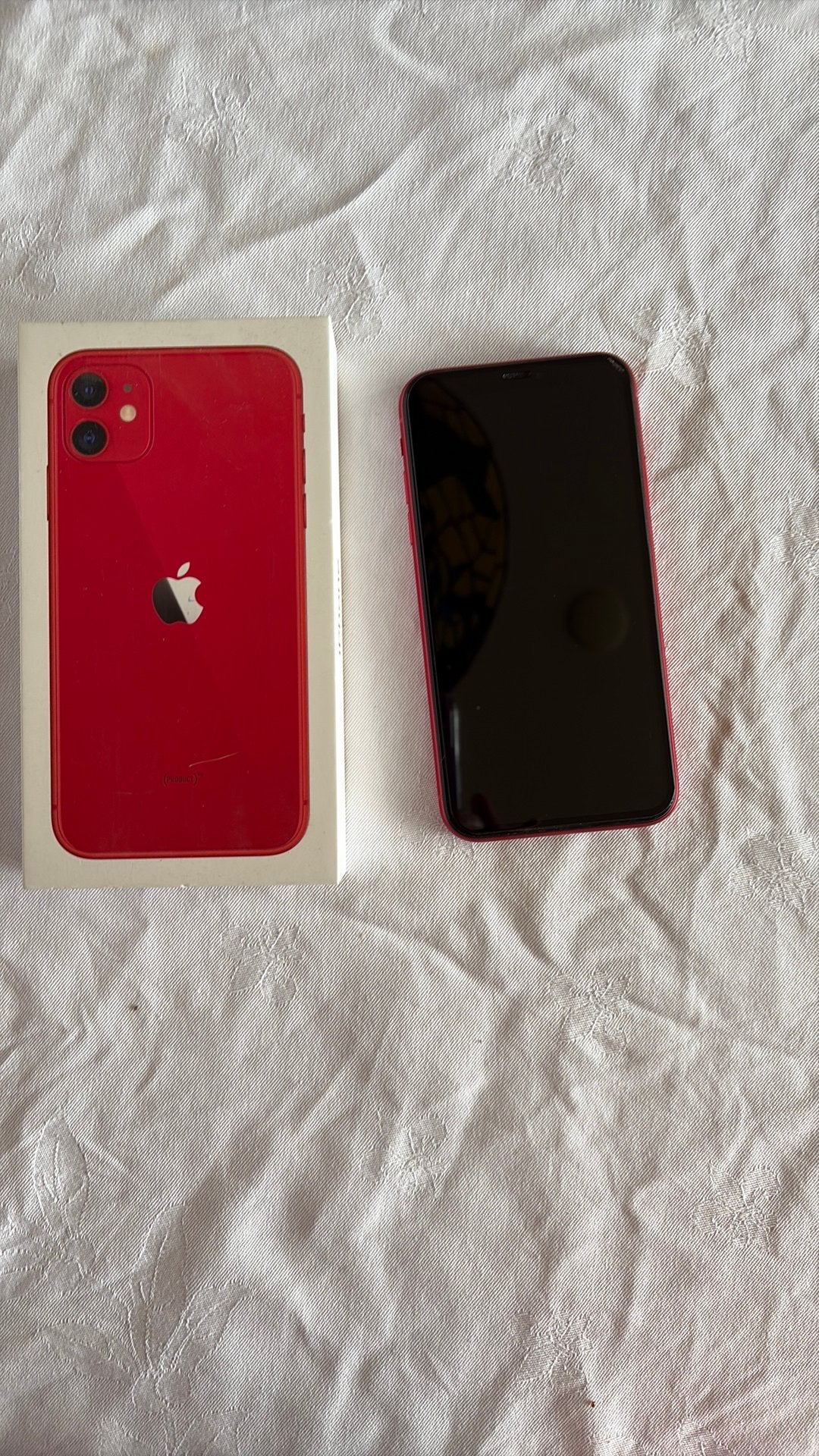 Iphone 11, 64 GB RED, Telecommunicatie, Mobiele telefoons | Apple iPhone, 128 GB, Zo goed als nieuw, Zonder abonnement, 85 %