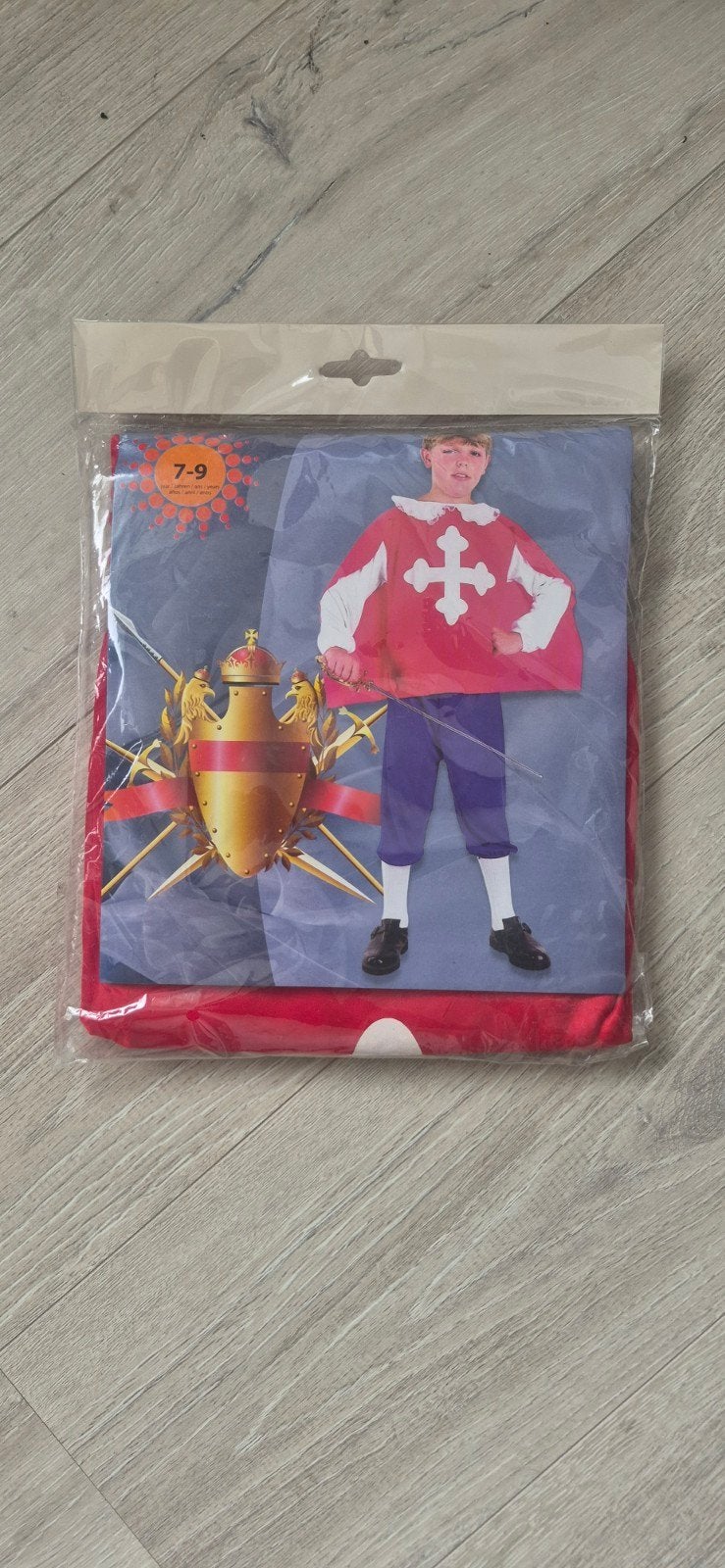 Ridder verkleedpak voor jongens (7-9 jaar), Ophalen of Verzenden