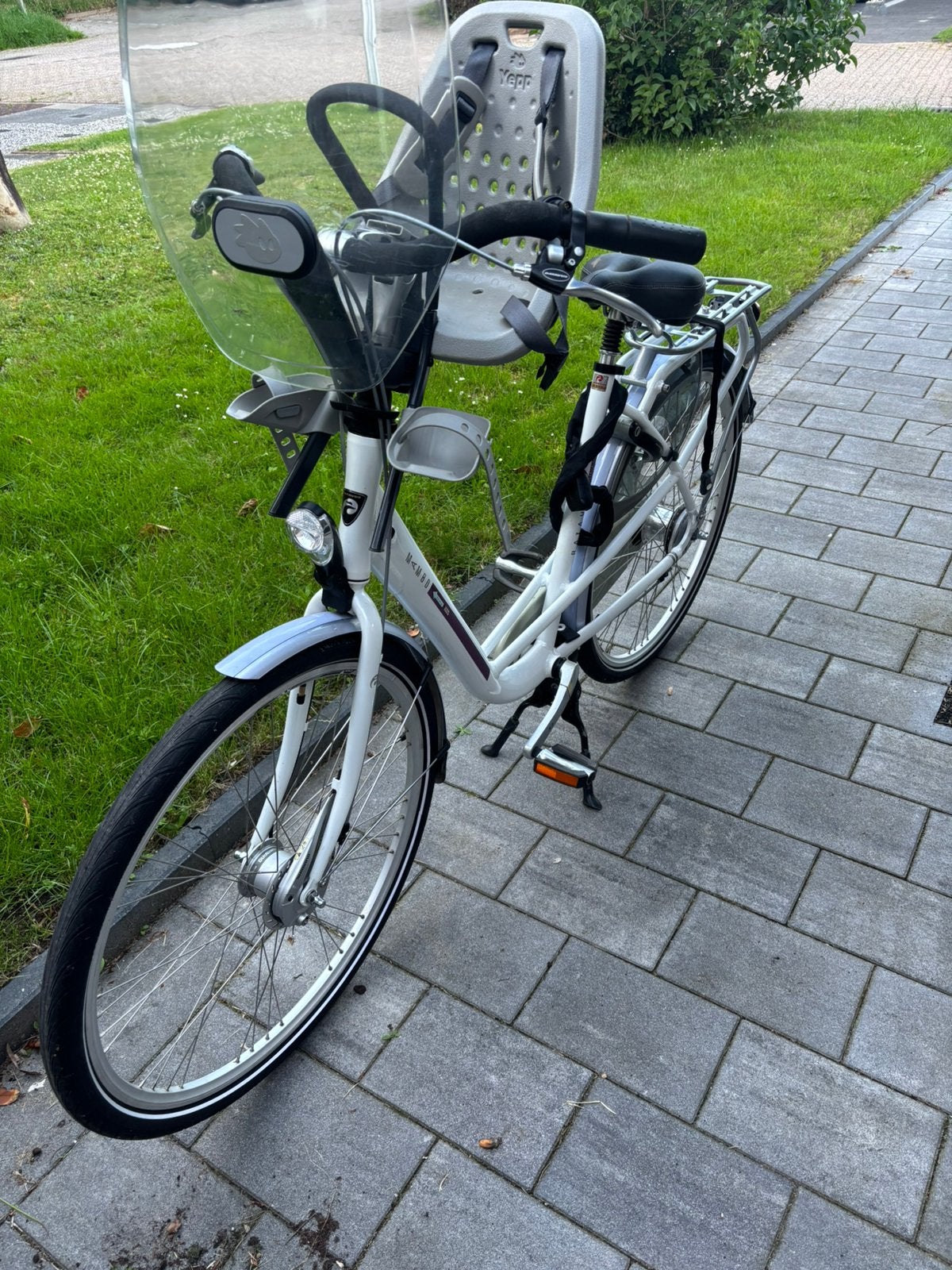 Batavus mambo moederfiets incl kinderstoeltje, Ophalen, 53 tot 56 cm, Versnellingen, Batavus