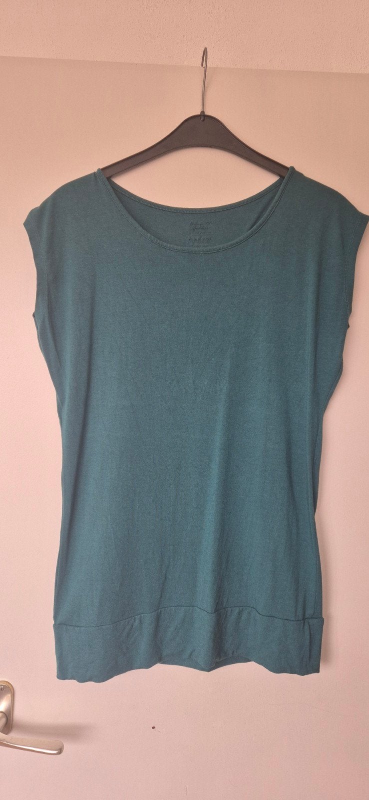 urban goddes, asana yoga tee, seamos, S, Kleding | Dames, Ophalen of Verzenden, Zo goed als nieuw, Urban goddes, Groen