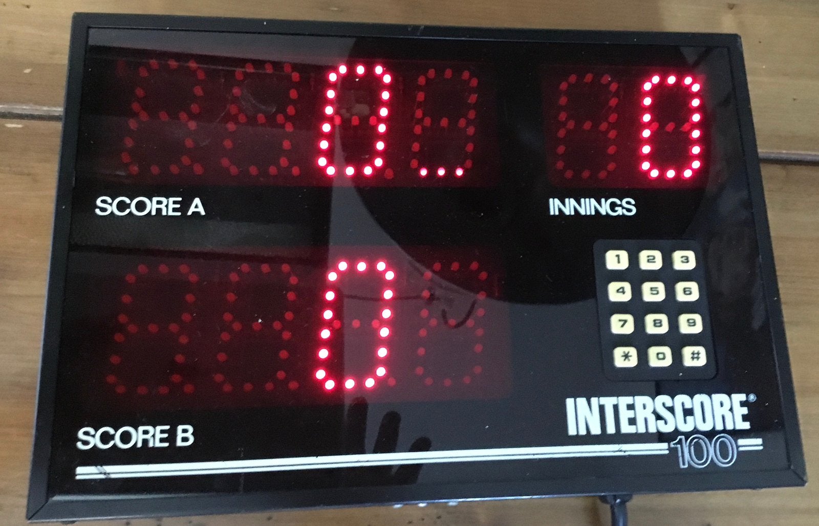 INTERSCORE 100 DOGITAAL SCOREBORD, Ophalen of Verzenden, Gebruikt