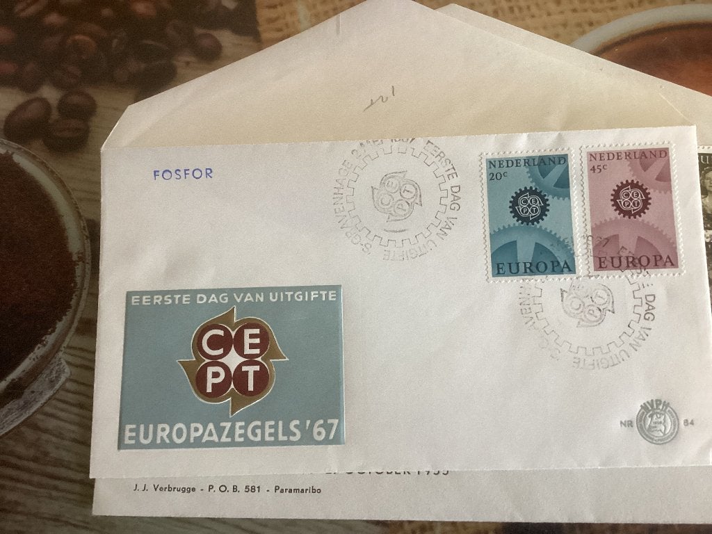 No4389 E84A fosfor Heb ook Nederland jaargangen fdc 1963 t, Postzegels en Munten, Ophalen of Verzenden, Onbeschreven, Nederland