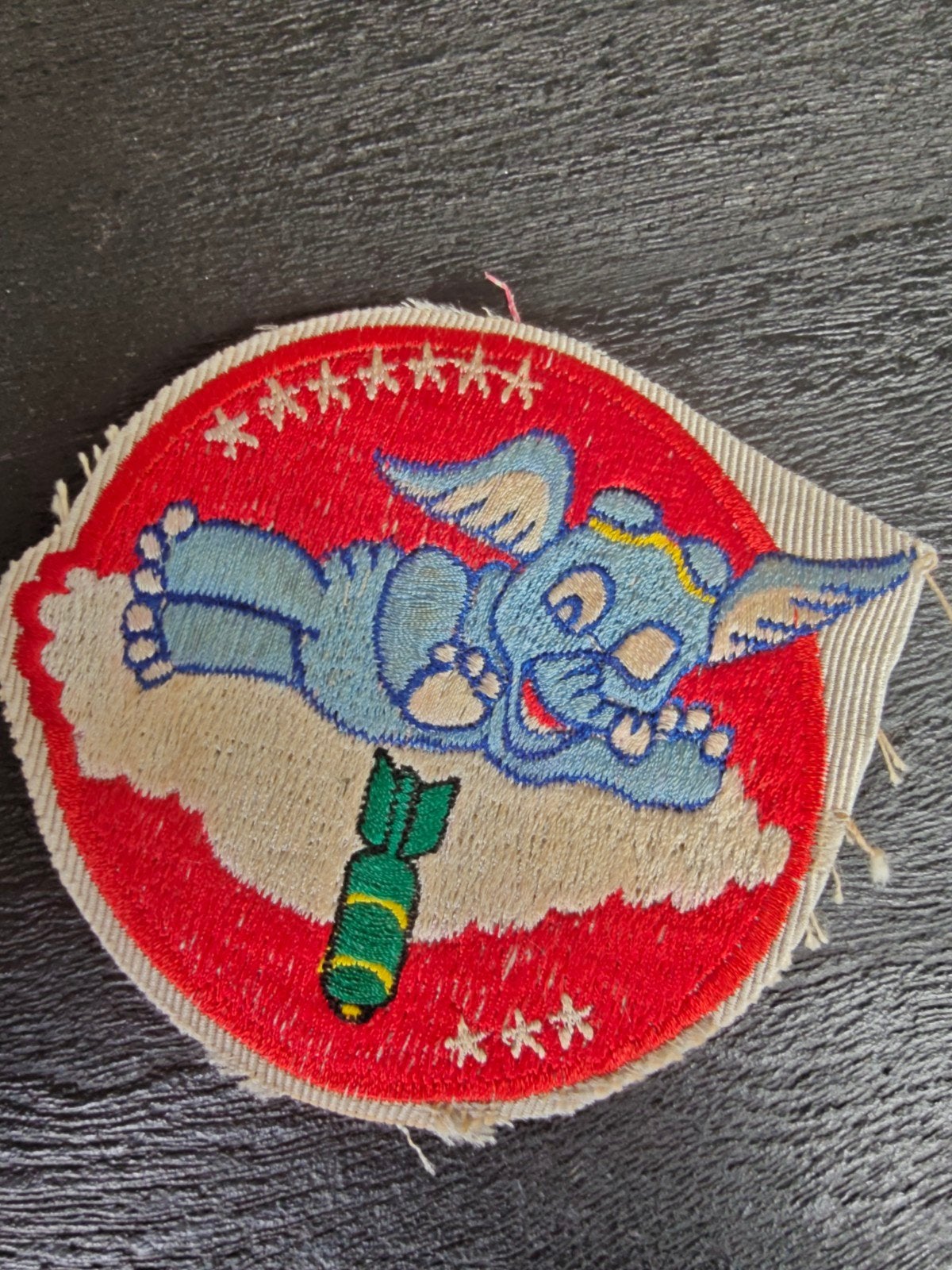 WW2 B 29 873rd Bomber Squadron Saipan Mariana Islands Air Fo, Ophalen of Verzenden, Luchtmacht, Amerika, Embleem of Badge