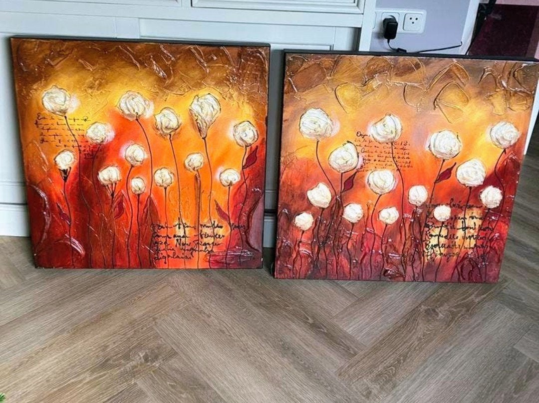 Cobra Art canvas schilderijen 60x60cm, Ophalen, 50 tot 75 cm, Schilderij, 50 – 75