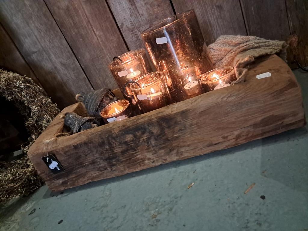 Houten troggen €55,- p.s. 
Grote en kleine zelf uitzoeke, Ophalen, Nieuw, Rechthoekig, Schaal