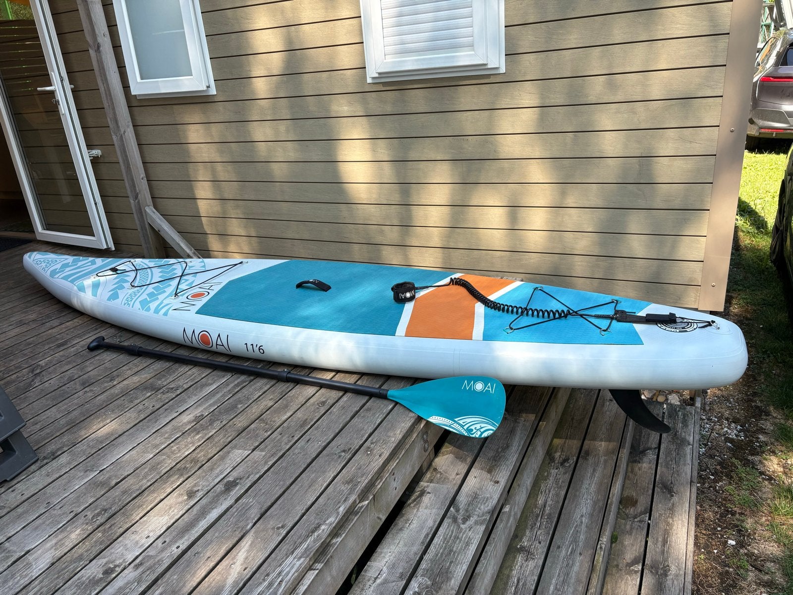 MOAI 11'6 touring SUP - complete set - zo goed als nieuw!, Watersport en Boten, Suppen, Ophalen, Zo goed als nieuw, SUP-boards