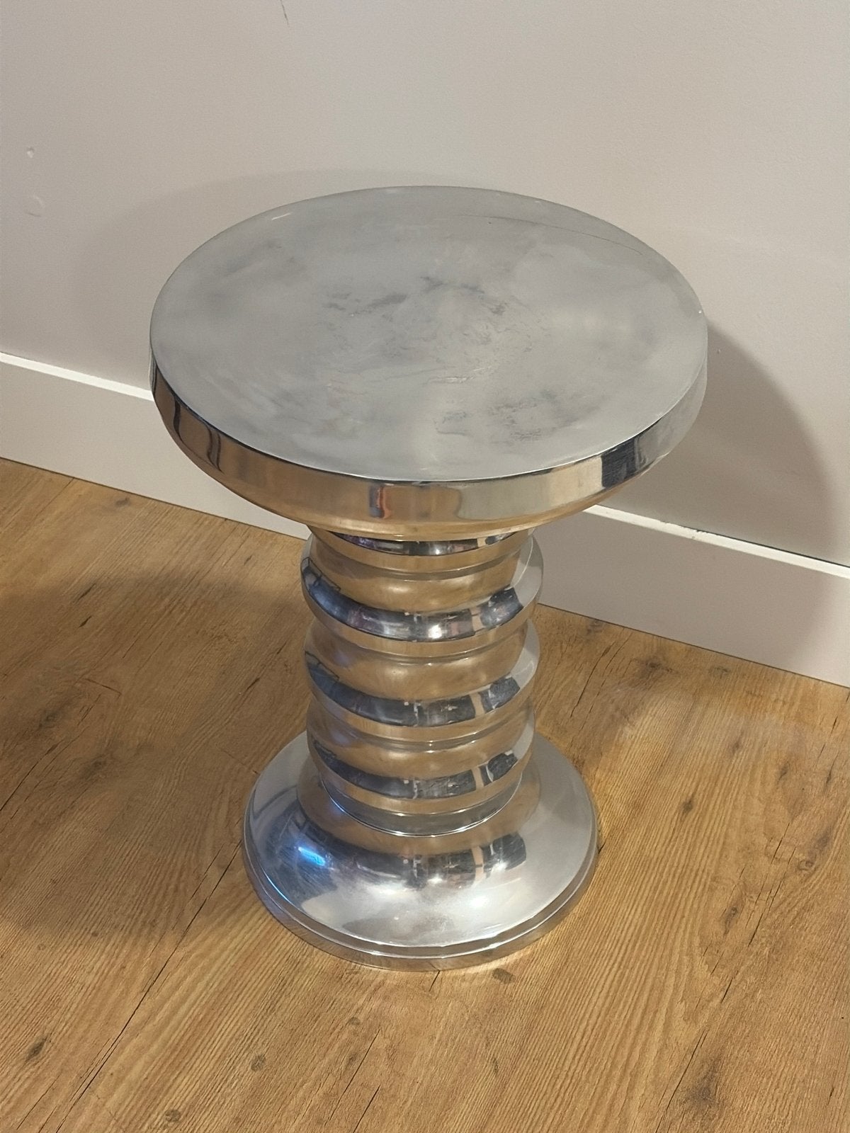 Eichholtz Bijzettafel Krukje - Stijlvol en Modern, Ophalen, Gebruikt, Staal
