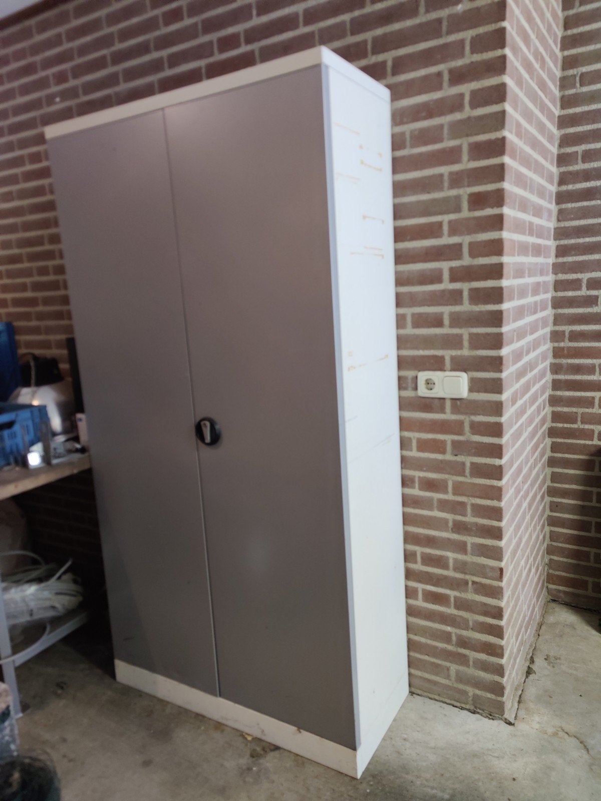 Stalen opbergkast, Huis en Inrichting, Ophalen, Gebruikt