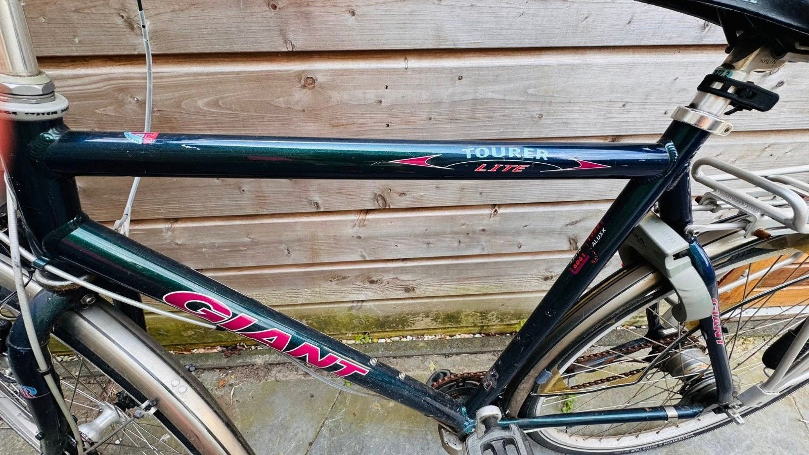 Giant Tourer Lite herenfiets Gebruikt, Fietsen en Brommers, Fietsen | Heren | Herenfietsen, Ophalen, Gebruikt, Velgrem, Versnellingen
