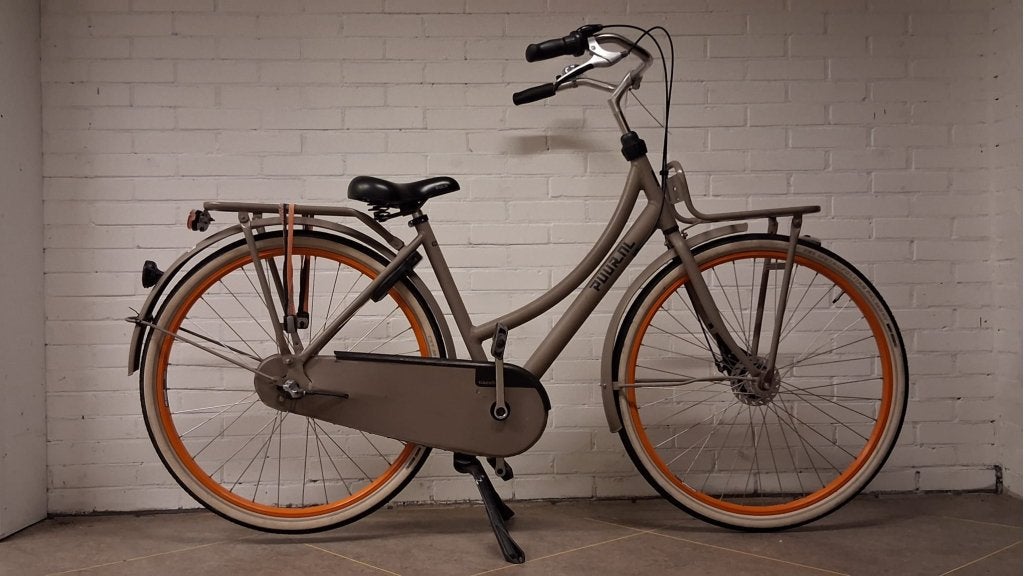 Gazelle Puur NL 28/49 3v Damesfiets ZGAN Beige Transport, Ophalen, Gazelle, 47 tot 50 cm, Versnellingen