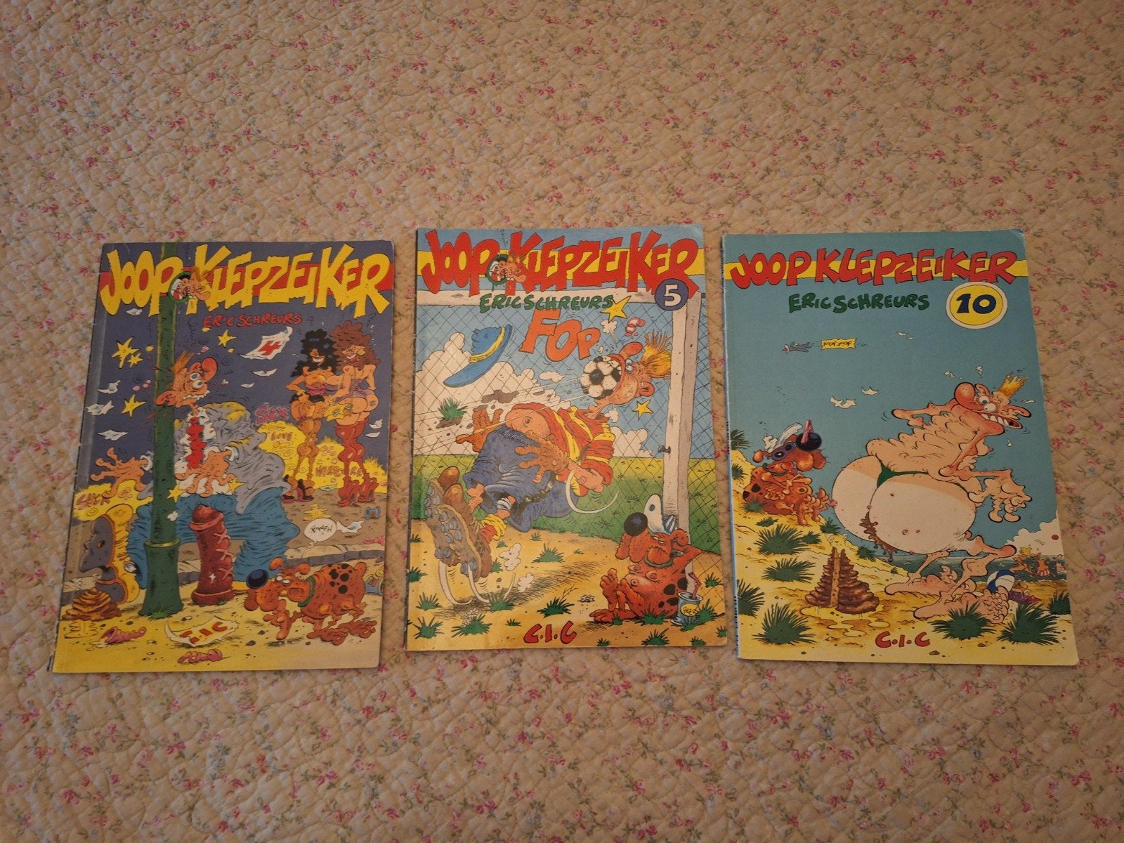 Joop Klepzeiker 3 stripboeken, Boeken, Meerdere stripboeken, Ophalen of Verzenden