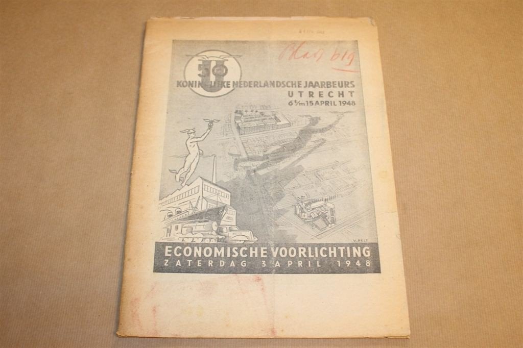 Kon. Nederlandsche Jaarbeurs Utrecht - 1948 - Krant, Ophalen of Verzenden, Gelezen
