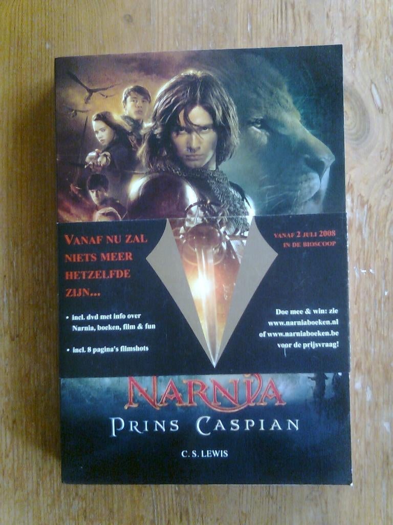 Prins Caspian, uit de Kronieken van Narnia, met DVD, Ophalen of Verzenden, Zo goed als nieuw