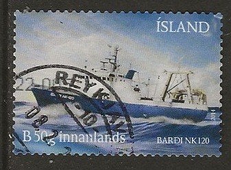 IJsland 25, schip voor LouisNL, Verzenden, IJsland, Gestempeld