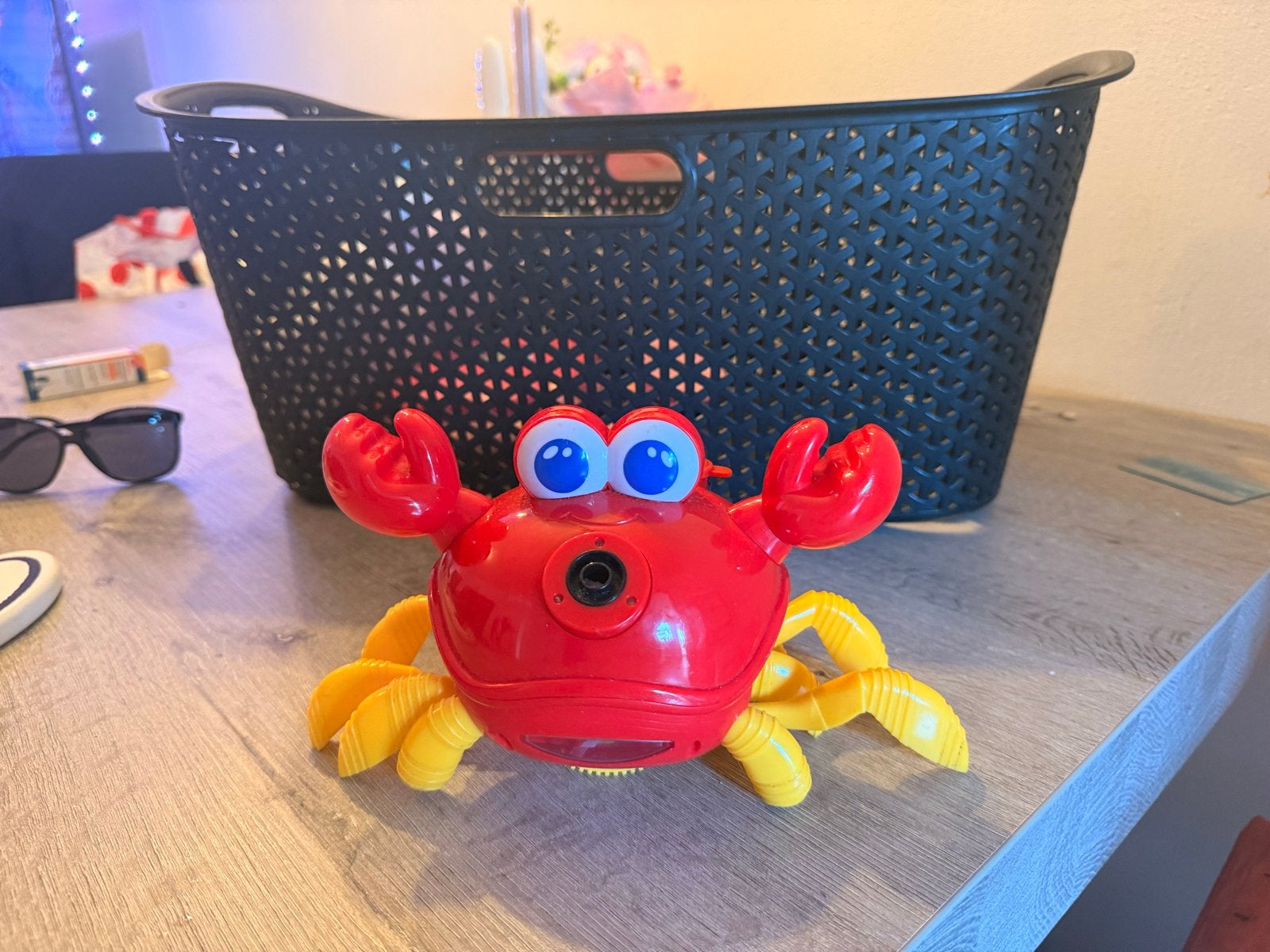 Dansende bubbel krab - Amper gebruikt!, Ophalen, Zo goed als nieuw, Jongen of Meisje