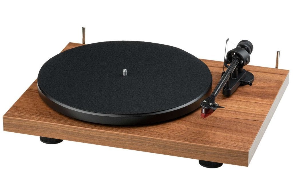 Pro-Ject Debut E Carbon Phono Platenspeler walnoot, Niet ingevuld, Niet ingevuld, Nieuw, Niet ingevuld