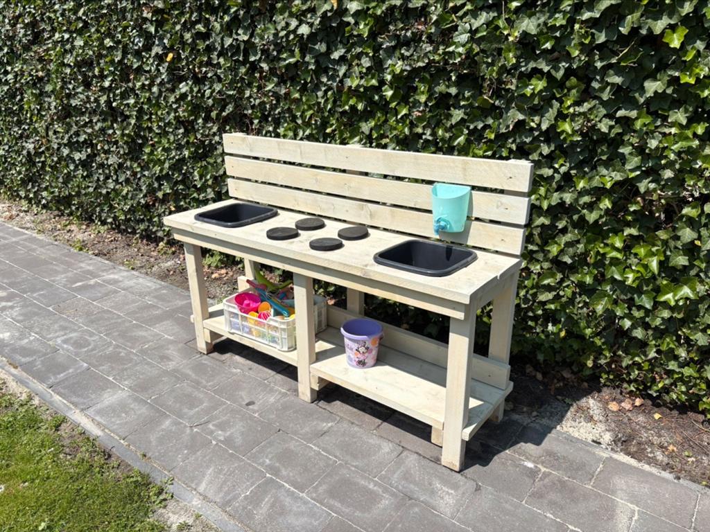 Modderkeuken 150x45x110 - Buiten speelplezier!, Ophalen, Nieuw