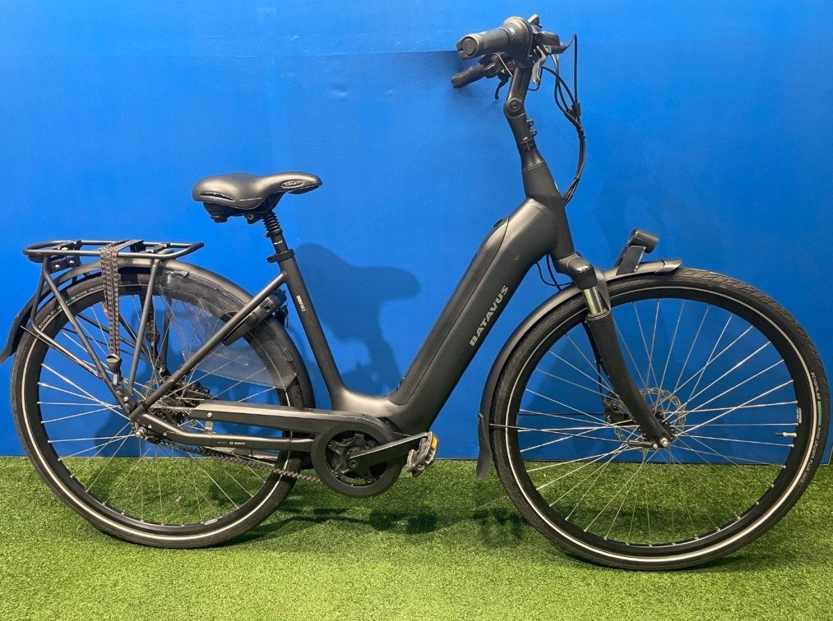 Batavus Finez - 500Wh Dames Grijs 48cm, Fietsen en Brommers, Elektrische fietsen, Ophalen, Gebruikt, -, -