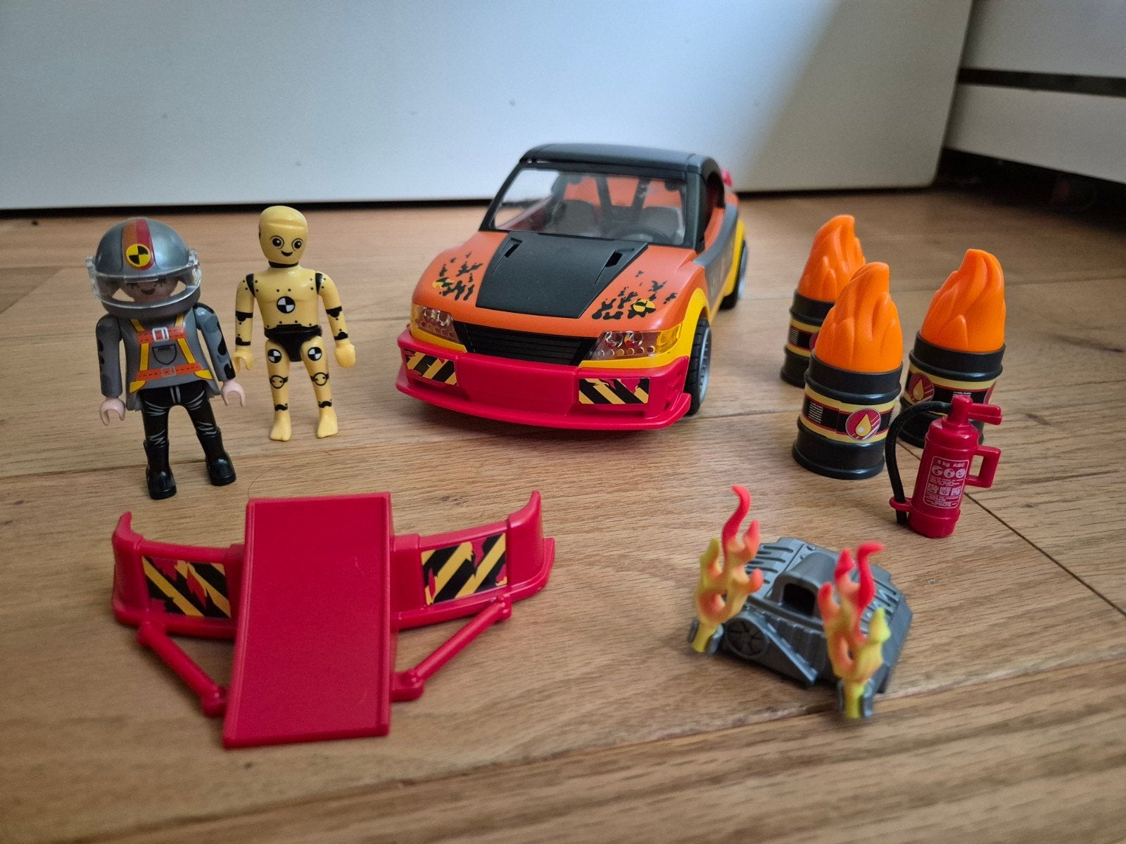 Playmobil Stuntshow Stunt Racer met accessoires, Ophalen, Zo goed als nieuw