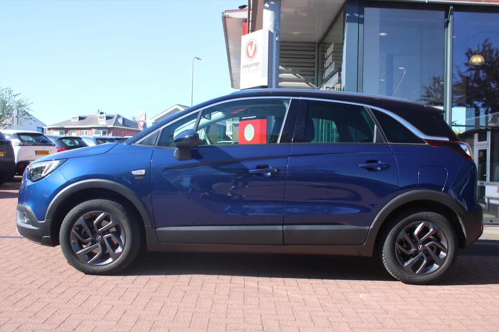 OPEL Crossland X 1.2 Turbo *2020* | Carplay | Camera | Cruis, Auto's, Parkeersensor, Gebruikt, 1199 cc, Blauw