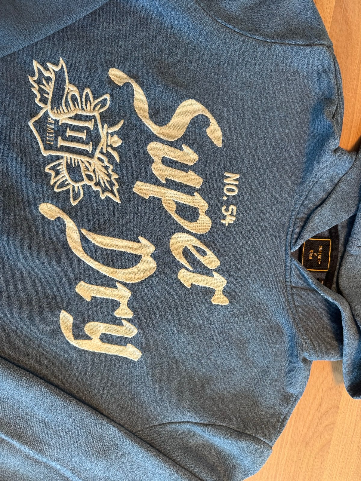 Superdry hoodie blauw maat XS heren, Kleding | Heren, Ophalen of Verzenden, Zo goed als nieuw