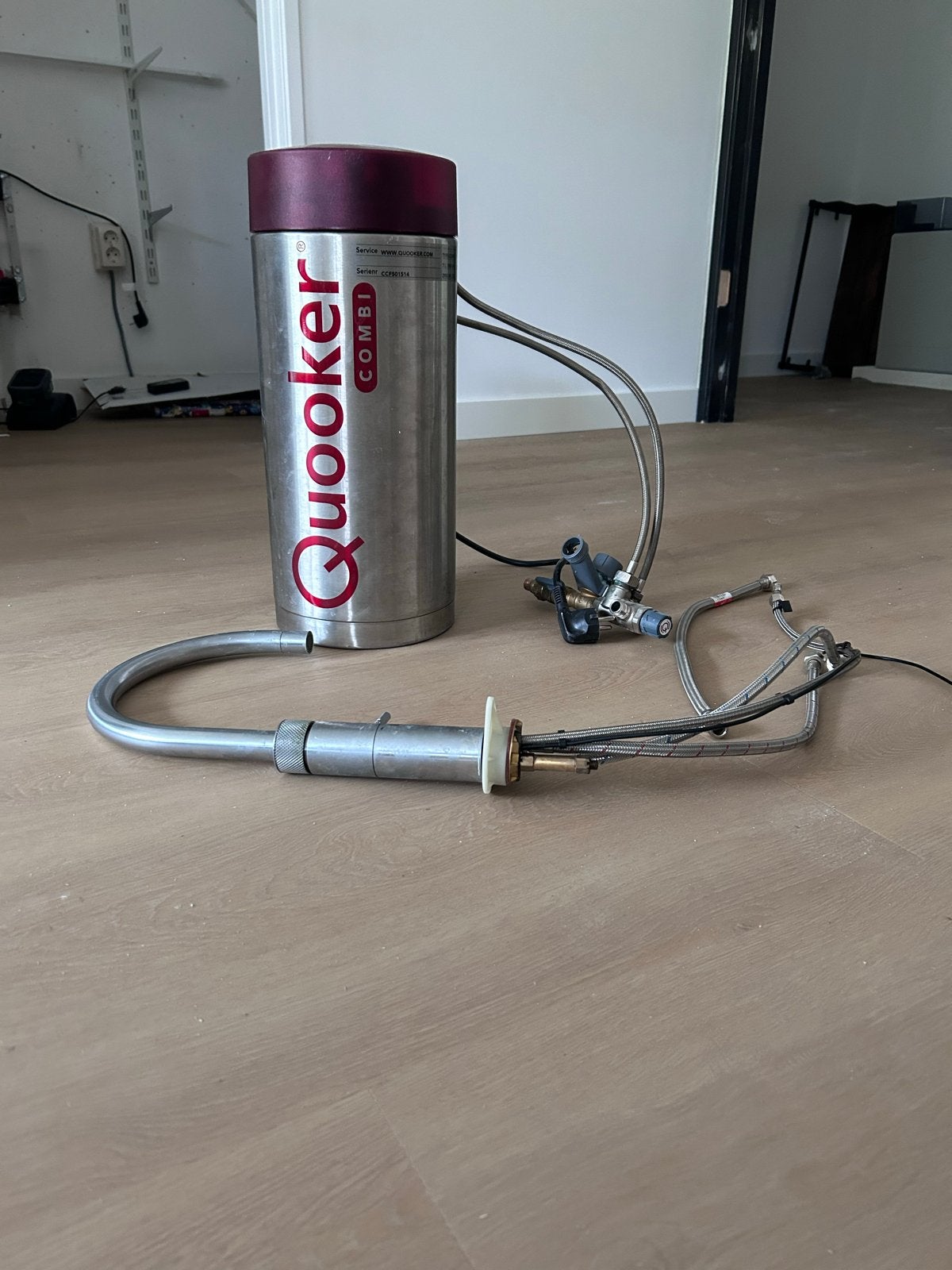 Quooker Combi 3.0E boiler en kraan, Ophalen, Zilver, Metaal, Overige merken