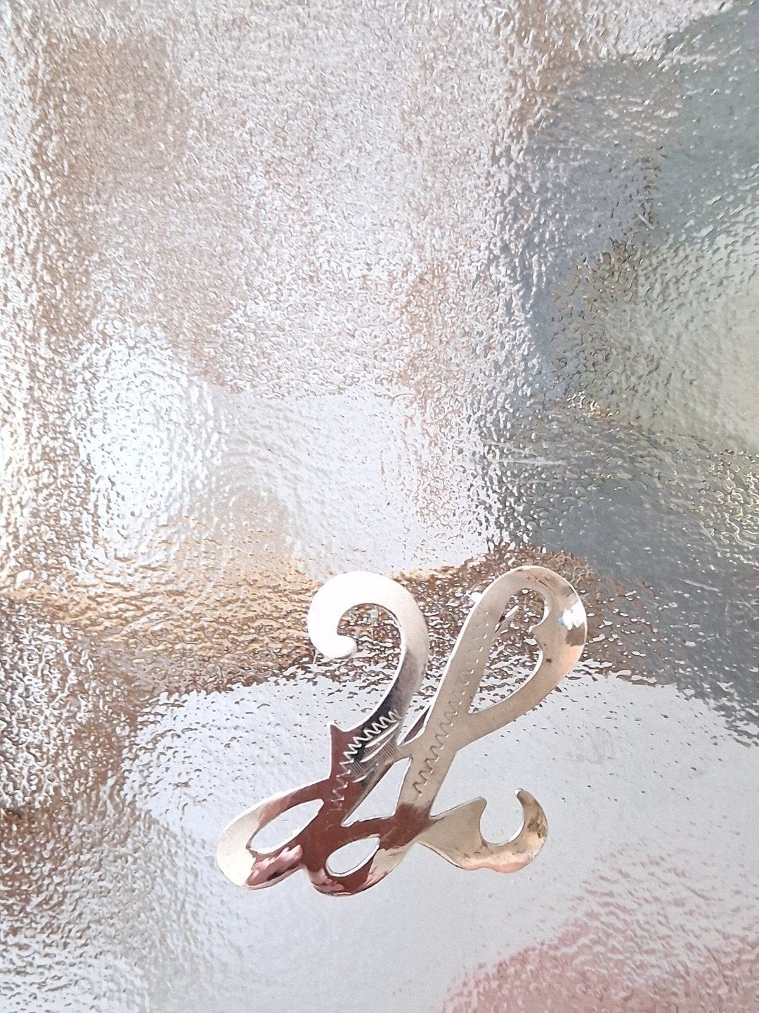 Zilveren broche letter H, Ophalen of Verzenden, Zo goed als nieuw, Zilver, Zilver