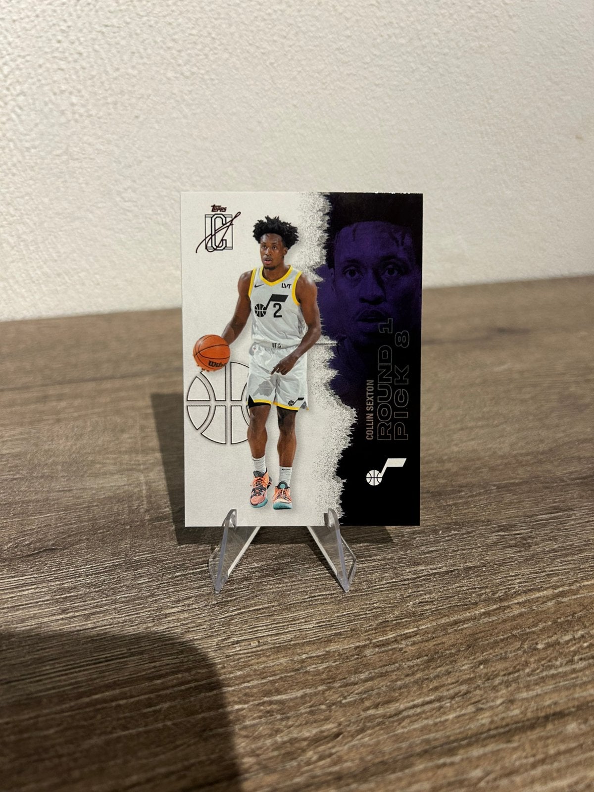 Collin Sexton 2025-26 Topps Signature Class #85 Utah Jazz, Ophalen of Verzenden, Zo goed als nieuw, Actiefiguurtje