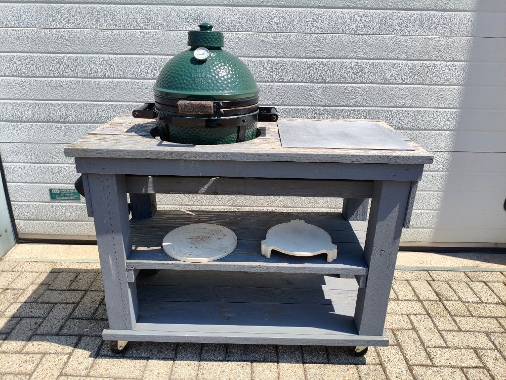 Big green egg mini max, Ophalen, Gebruikt, Big Green Egg, Met accessoires