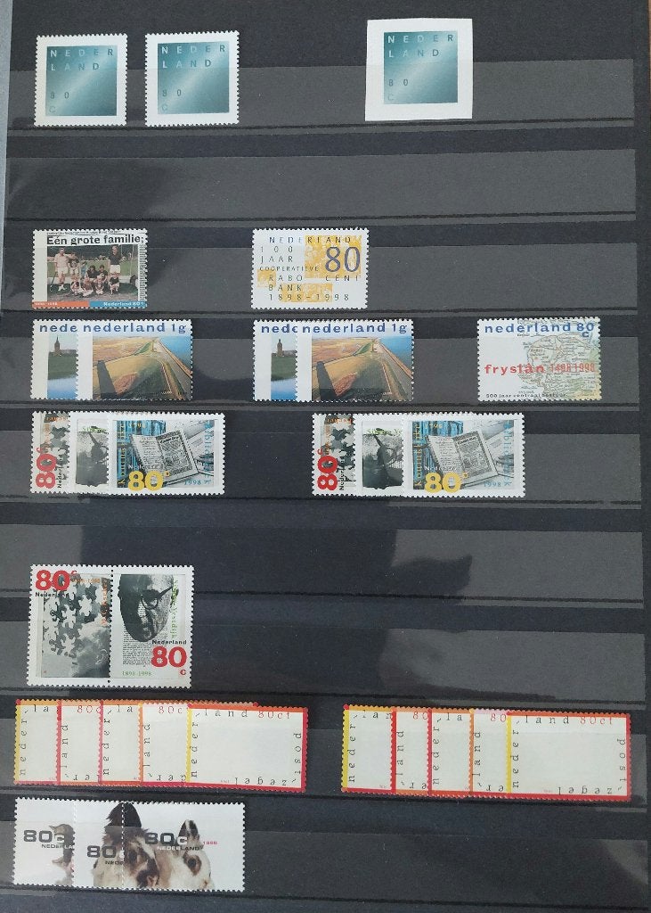 Nederland 1746 t/m 1973, zegels uit jaren 1998 t/m 2001., Ophalen of Verzenden, Na 1940, Postfris